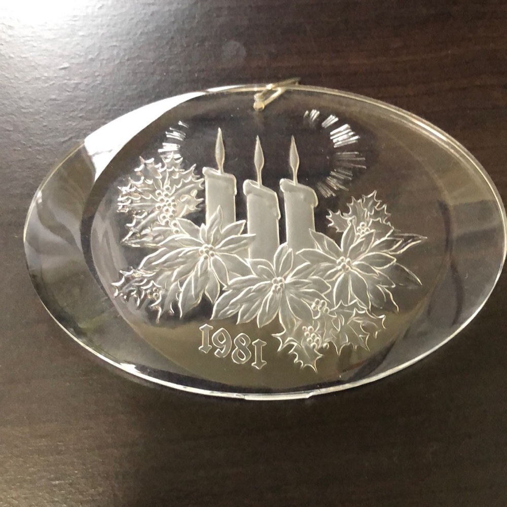 Lincoln House Christmas Treasures 1981 Candle Ornament